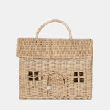 Olli Ella Straw Rattan Casa Clutch