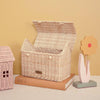 Olli Ella Straw Rattan Casa Clutch