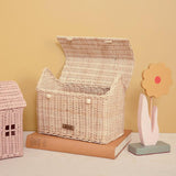 Olli Ella Straw Rattan Casa Clutch