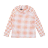 Tocoto Vintage Pink Check Swim Tee