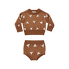 Rylee & Cru Triangles Knit Sweater/Bloomer