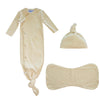 Kipp Natural Waffle Gown Set