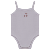 Bebe Bella White/Mauve 4pk Onesies