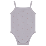 Bebe Bella White/Mauve 4pk Onesies