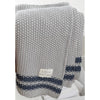 Domani Home Marici Blue Striped Baby Blanket