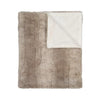 Peluche Stone and Ivory Blanket