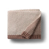 Domani Blush Honeycomb Knit Blanket