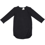 Latte Baby Black Bodysuit