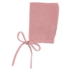 Carmina Antique Pink Knit Bonnet