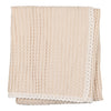 Peluche Natural Waffle Blanket