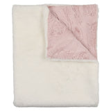 Peluche Natural/Rose Fur Blanket
