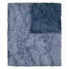 Peluche Bluewash/Denim Heather Fur Blanket