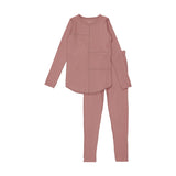 Bee & Dee Quartz Pink Open Stitch Pajamas