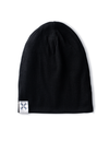 Jacqueline & Jac Black Ribbed Beanie
