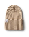 Jacqueline & Jac Taupe Ribbed Cuff Beanie
