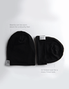 Jacqueline & Jac Black Winter Knit Beanie